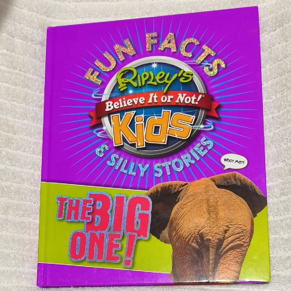 Kids Fun Facts & Silly Stories Book - Purple and Green